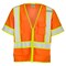 Kishigo S, Orange, Class 3, 6 Pocket Contrast Mesh Vest 1243-S - alternate 1
